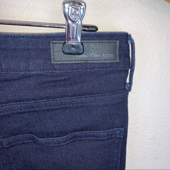 4 Calvin Klein Dark Denim Skinny Jeans Womens S Small Pants - Picture 5 of 7